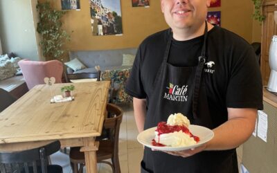 Ukázka dobrot v Café MARTIN