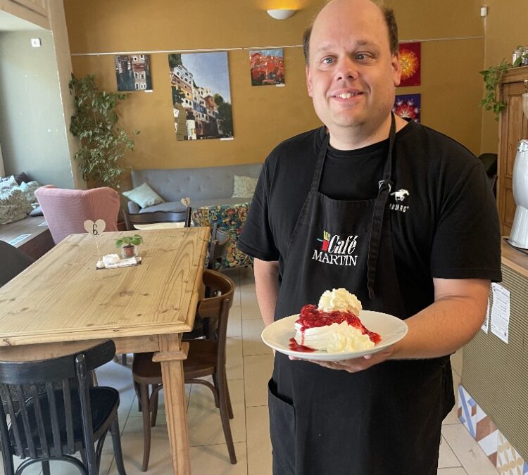 Ukázka dobrot v Café MARTIN