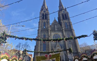 Vánoční trhy na Náměstí Míru s klienty sociální rehabilitace