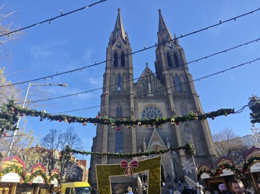 Vánoční trhy na Náměstí Míru s klienty sociální rehabilitace