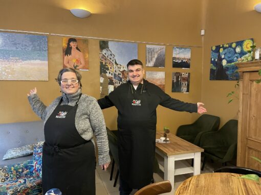 Nová výstava obrazů v Café MARTIN Karlín