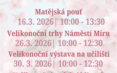 Co nás čeká v březnu a dubnu 2026