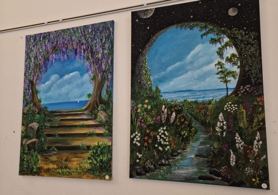 Výstava obrazů Marie Tomkové