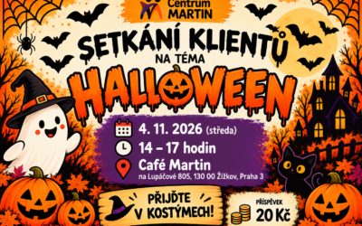 Halloweenské setkání klientů Centra Martin
